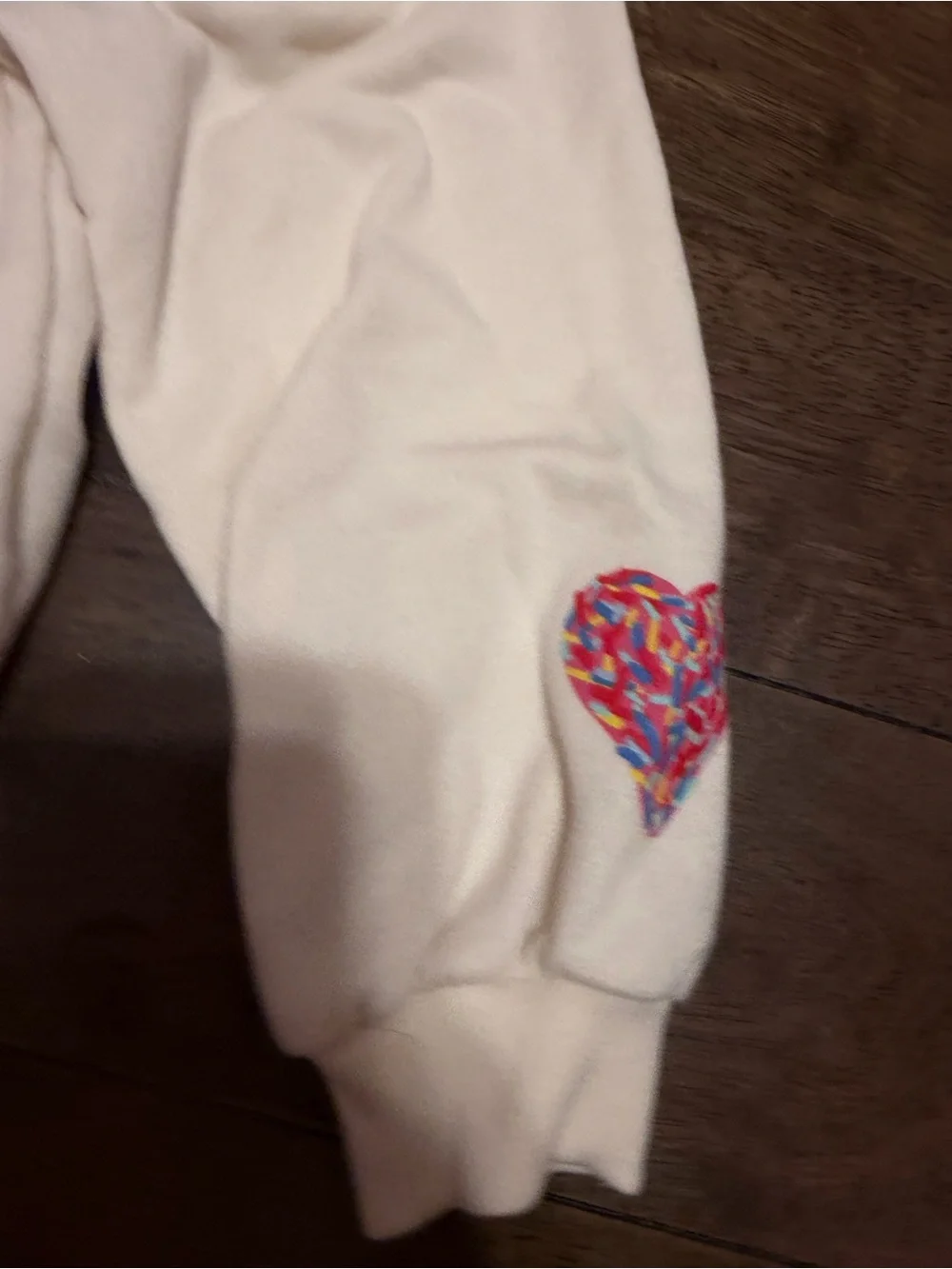 Old Navy Cream Pullover with Pink 